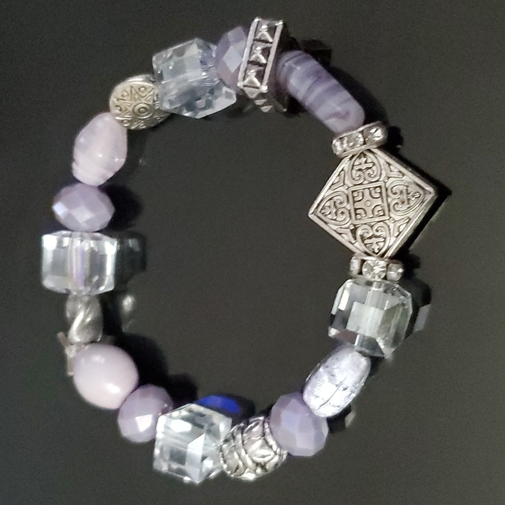 Gem Stone Beaded Bracelt